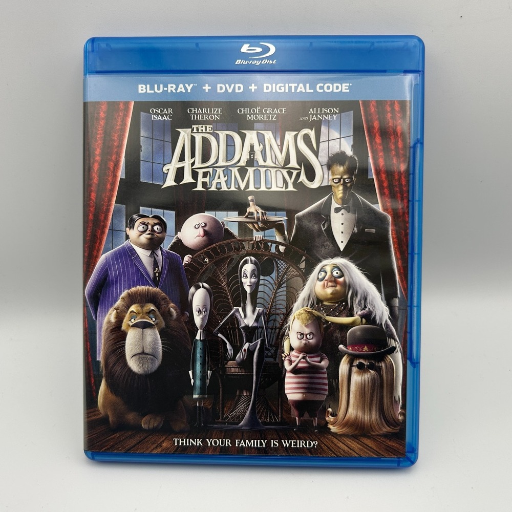 The Addams Family DVD Spooky Creepy Wednesday Cousin It Weird Neighbor Lurch